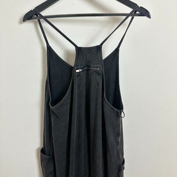 FREE PEOPLE Movement Hot Shot Onesie in Washed Black Size Small - Picture 10 of 16